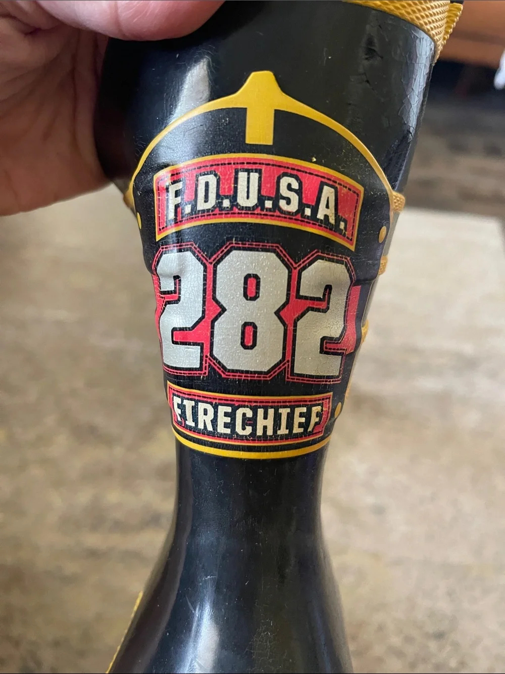 Boys firefighter rain boots